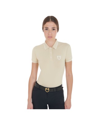 POLO DONNA SLIM FIT IN TESSUTO TRASPIRANTE