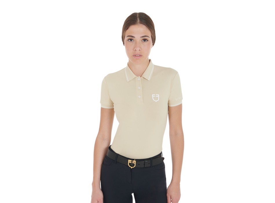 POLO DONNA SLIM FIT IN TESSUTO TRASPIRANTE