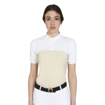 POLO DONNA SLIM FIT TESSUTO TECNICO E MESH