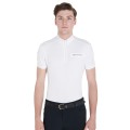 POLO UOMO DA CONCORSO SLIM FIT IN TESSUTO TRAFORATO