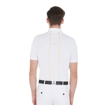 POLO UOMO SLIM FIT TESSUTO TECNICO CON PIPING