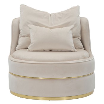 POLTRONA PARIS SPACE CREMA/GOLD