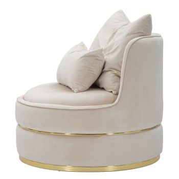 POLTRONA PARIS SPACE CREMA/GOLD