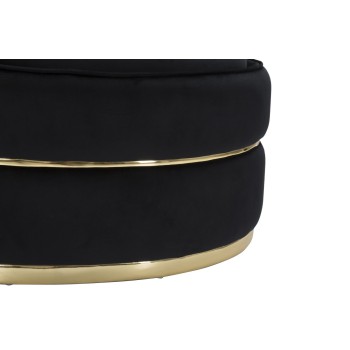 POLTRONA PARIS SPACE NERO/GOLD