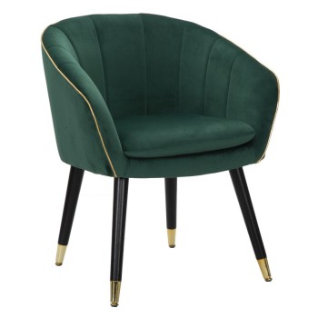 POLTRONA PARIS VERDE/GOLD