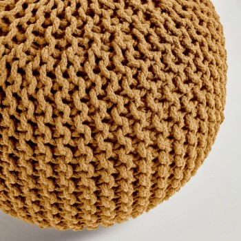 Pouf rotondo Chloe 100% cotone