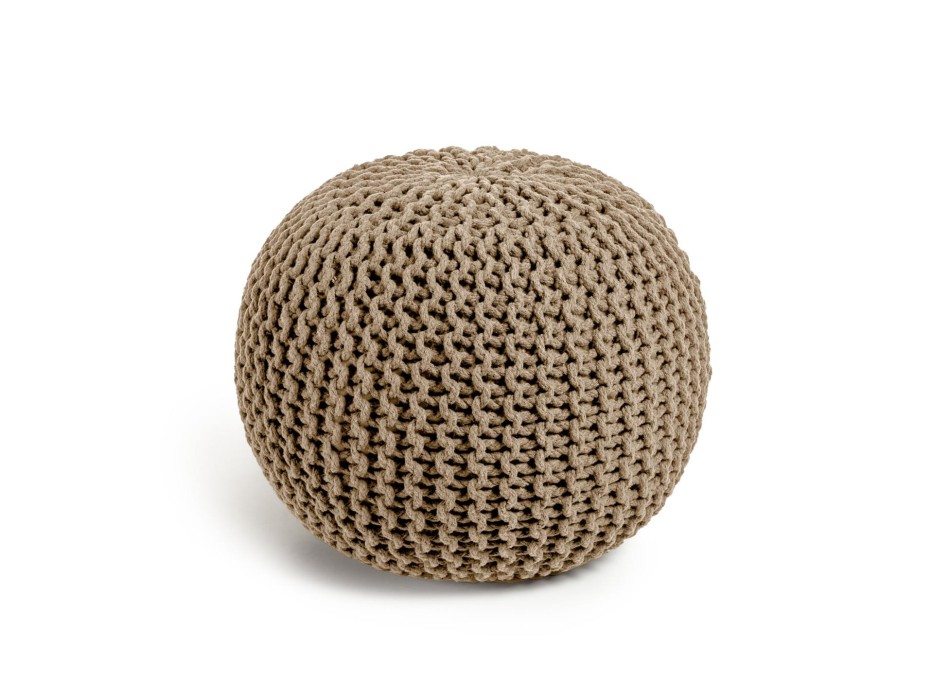 Pouf rotondo Chloe 100% cotone