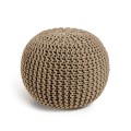 Pouf rotondo Chloe 100% cotone