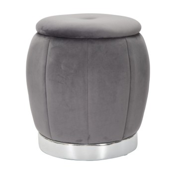 PUFF/CONTENITORE PARIS GRIGIO/SILVER