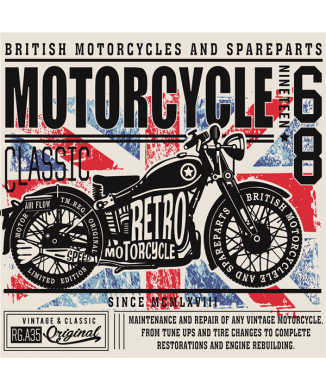 Quadro BRITISH MOTORCYCLE G1318 PINTDECOR