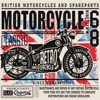 Quadro BRITISH MOTORCYCLE G1318 PINTDECOR