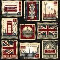 Quadro FRANCOBOLLI LONDON G1246 PINTDECOR