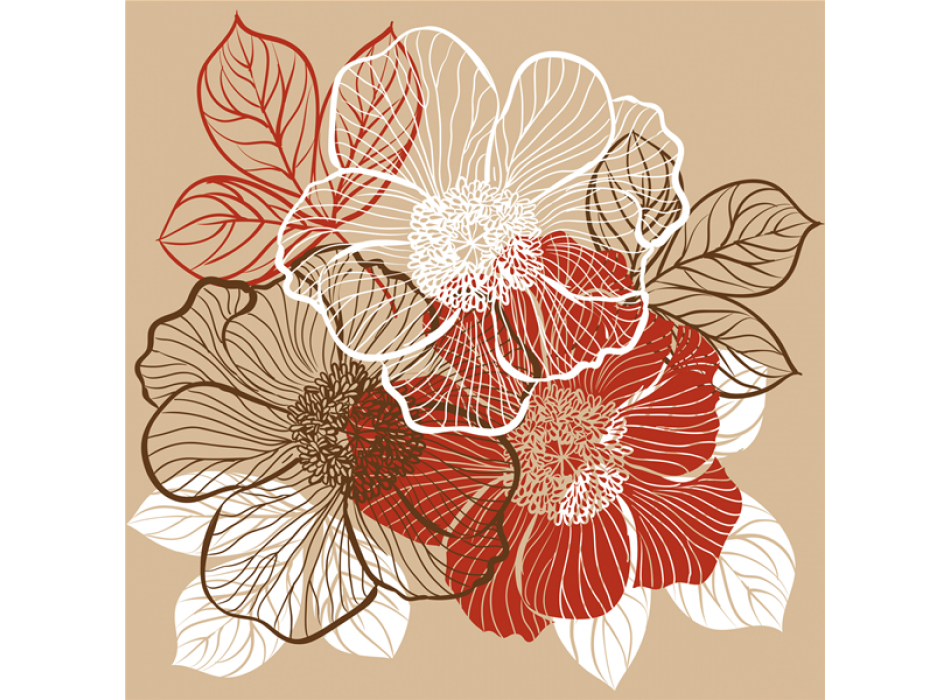 Quadro GRAPHIC FLOWER G1154 PINTDECOR