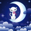 Quadro LA GATTINA SULLA LUNA G2348 PINTDECOR