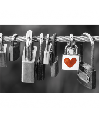 Quadro PADLOCK WITH HEART G2552 PINTDECOR