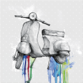 Quadro VESPA 50 G2962 PINTDECOR