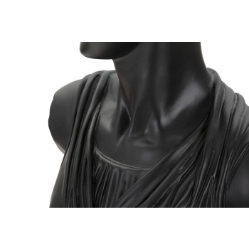 SCULTURA ROMAN WOMAN BLACK