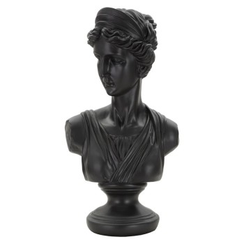 SCULTURA ROMAN WOMAN BLACK