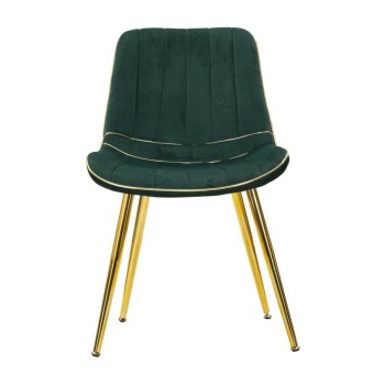 SEDIA PARIS VERDE/GOLD SET 2 PZ