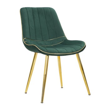 SEDIA PARIS VERDE/GOLD SET 2 PZ