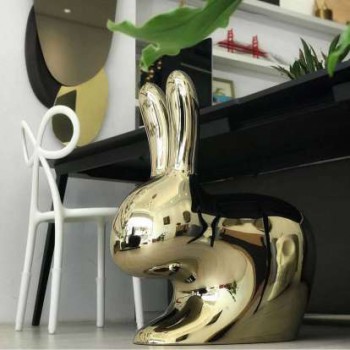 SEDIA RABBIT FINITURA IN METALLO 90004 QEEBOO