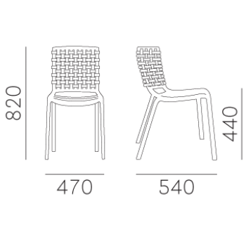 Sedia TATAMI 305 PEDRALI