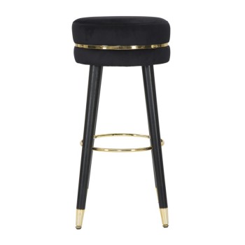 SGABELLO BAR PARIS NERO/GOLD