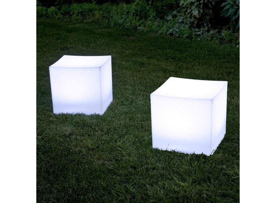 SGABELLO LOUNGE CUBE CON LUCE