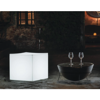 SGABELLO LOUNGE CUBE CON LUCE