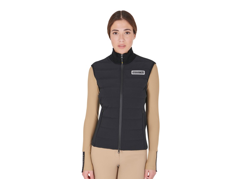 SMANICATO DONNA MISTO TECNICO CON ZIP