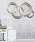 SPECCHIERA CIRCLES SILVER MEDIA P4636 PINTDECOR