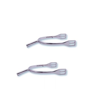 STUBBEN LADIES GERMAN SPURS, 30MM, NO ROWEL (1 PAIR)