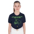 T-SHIRT BAMBINA SLIM FIT STAMPA FLUORESCENTE