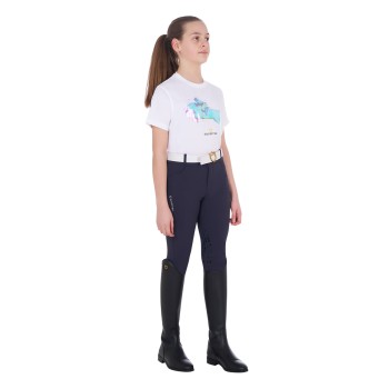 T-SHIRT BAMBINA SLIM FIT STAMPA JUMP