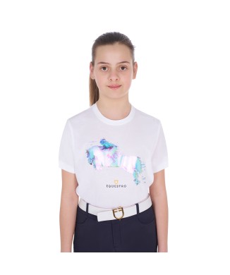 T-SHIRT BAMBINA SLIM FIT STAMPA JUMP