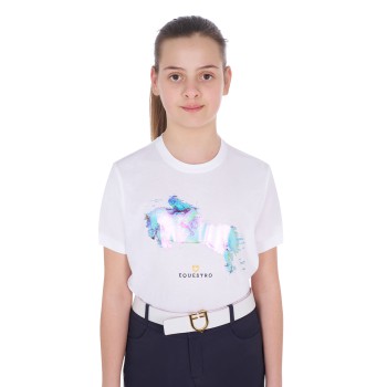 T-SHIRT BAMBINA SLIM FIT STAMPA JUMP