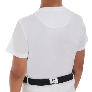 T-SHIRT BAMBINI SLIM FIT STAMPA DRESSAGE