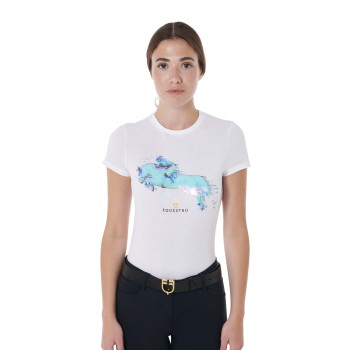 T-SHIRT DONNA SLIM FIT STAMPA JUMP