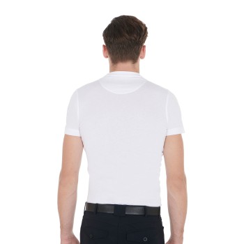 T-SHIRT UOMO SLIM FIT CON SCRITTA A CONTRASTO