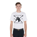 T-SHIRT UOMO SLIM FIT CON STAMPA EQUESTRE promo