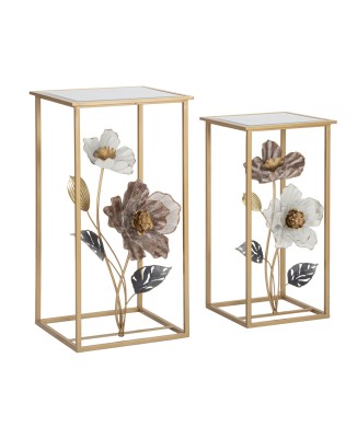 TAVOLINETTI FLOWER COPPIA