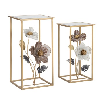 TAVOLINETTI FLOWER COPPIA