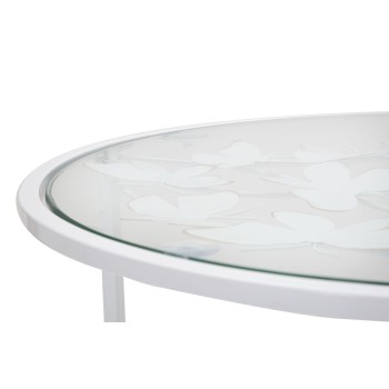 TAVOLINETTI WHITE HEART COPPIA