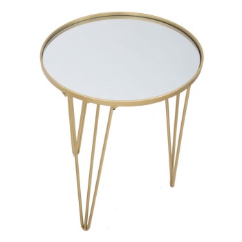 TAVOLINETTO DA CAFFE' GLAM GOLD/MIRROR