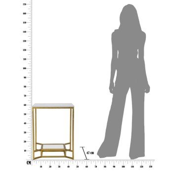 TAVOLINETTO DOUBLE MARBLE