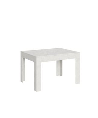 Tavolo Bibi - Tavolo allungabile 90x120/180 cm Bibi Bianco Spatolato