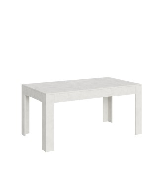 Tavolo Bibi - Tavolo allungabile 90x160/220 cm Bibi Bianco Spatolato