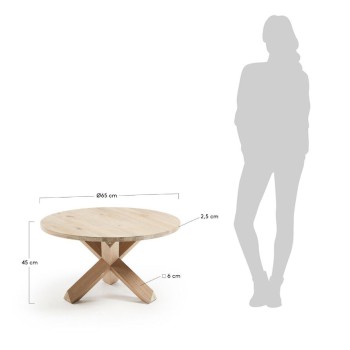 Tavolo Lotus Ø 65 cm legno