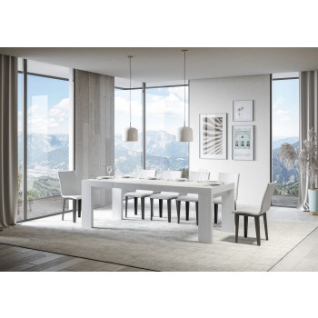 Tavolo Roxell Premium - Tavolo allungabile  90x140/244 cm Roxell Premium Bianco Frassino